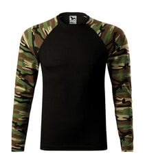 Футболка Camouflage LS Unisex, зеленый камуфляж  цена и информация | Мужские футболки | pigu.lt