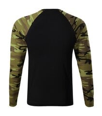 Футболка Camouflage LS Unisex, зеленый камуфляж  цена и информация | Мужские футболки | pigu.lt