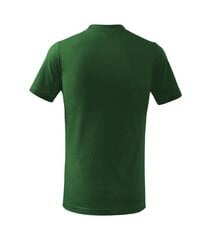 Футболка для детей Basic Free, зеленая цена и информация | Рубашки для мальчиков | pigu.lt