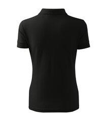 Футболка поло Pique Polo для женщин, черная цена и информация | Женские футболки | pigu.lt