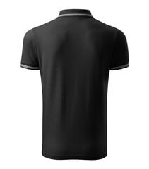 Футболка поло Urban для мужчин, черная цена и информация | Мужские футболки | pigu.lt