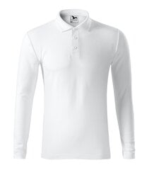 Рубашка поло Pique Polo LS для мужчин, белая цена и информация | Мужские футболки | pigu.lt