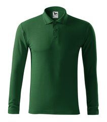 Рубашка поло Pique Polo LS для мужчин, зеленая цена и информация | Футболка мужская | pigu.lt
