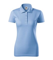 Футболка поло Single J. для женщин, небесно-синяя цена и информация | Женские футболки | pigu.lt