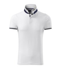 Футболка поло Collar Up для мужчин, белая цена и информация | Мужские футболки | pigu.lt