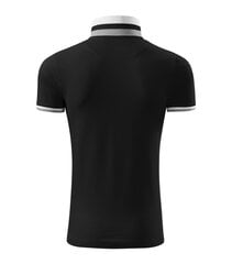 Футболка поло Collar Up для мужчин, черная цена и информация | Мужские футболки | pigu.lt