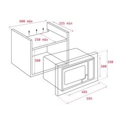 Teka ML 820 BIS цена и информация | Микроволновые печи | pigu.lt