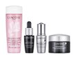 Veido priežiūros rinkinys Lancome: losjonas, 50 ml + serumas, 7 ml + akių kontūro serumas, 5ml + dieninis kremas, 15 ml kaina ir informacija | Veido aliejai, serumai | pigu.lt