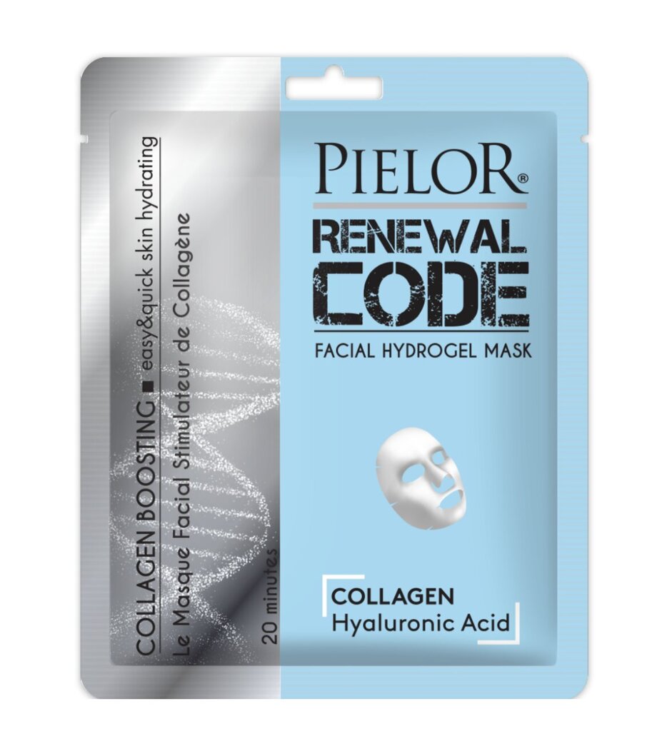 Lakštinė veido kaukė Pielor Renewal Code Collagen Boosting, 25ml цена и информация | Veido kaukės, paakių kaukės | pigu.lt