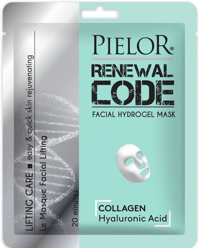 Pielor Renewal Code Fabric Mask Lifting Care 25ml цена и информация | Veido kaukės, paakių kaukės | pigu.lt