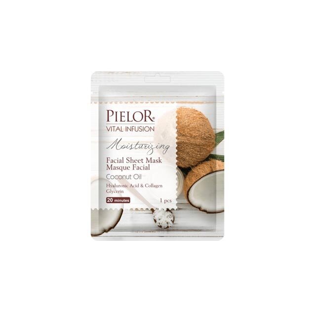 Pielor Vital Infusion Fabric Mask Moisturizing 25ml kaina ir informacija | Veido kaukės, paakių kaukės | pigu.lt