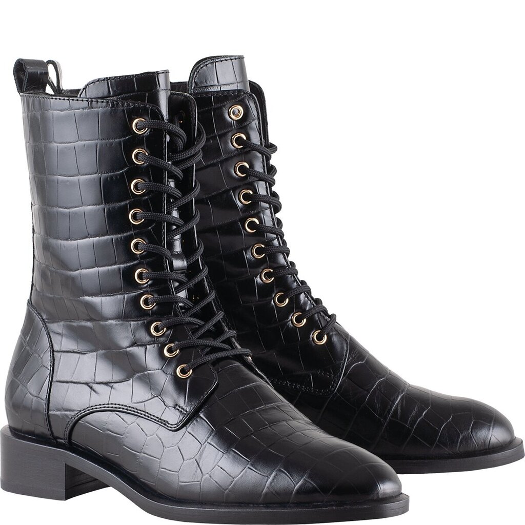 Aulinukai moterims Hogl Soho, juodi kaina ir informacija | Aulinukai, ilgaauliai batai moterims | pigu.lt