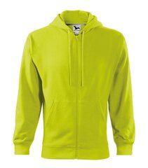 Спортивный свитер Trendy Zipper для мужчин, цвета лайма цена и информация | Мужские толстовки | pigu.lt