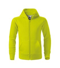 Спортивный свитер Trendy Zipper для детей, цвета лайма цена и информация | Свитеры, жилетки, пиджаки для мальчиков | pigu.lt