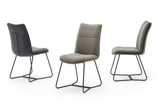 2-jų kėdžių komplektas MC Akcent Hampton S, žalias kaina ir informacija | Virtuvės ir valgomojo kėdės | pigu.lt