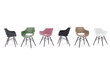 4-ių kėdžių komplektas MC Akcent Rockville BS, žalias kaina ir informacija | Virtuvės ir valgomojo kėdės | pigu.lt