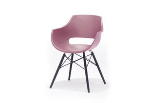 Комплект из 4 стульев MC Akcent Rockville BS, розовый-красный цена и информация | Стулья для кухни и столовой | pigu.lt