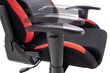 Žaidimų kėdė MC Akcent DX Racer 1, juoda/raudona kaina ir informacija | Biuro kėdės | pigu.lt