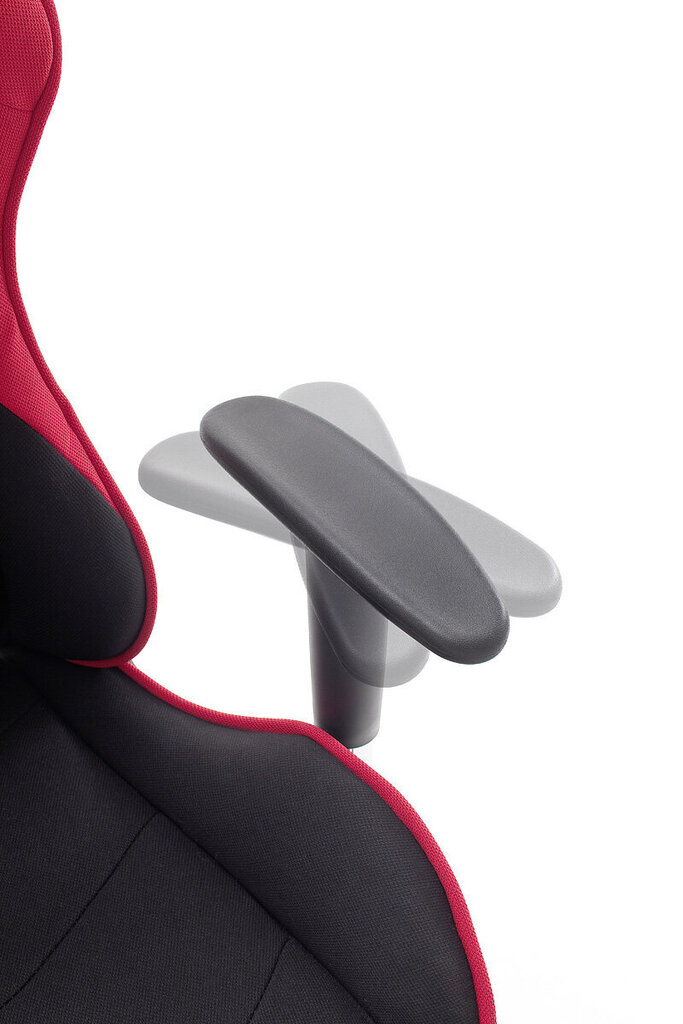 Žaidimų kėdė MC Akcent McRacing 1, juoda/raudona цена и информация | Biuro kėdės | pigu.lt
