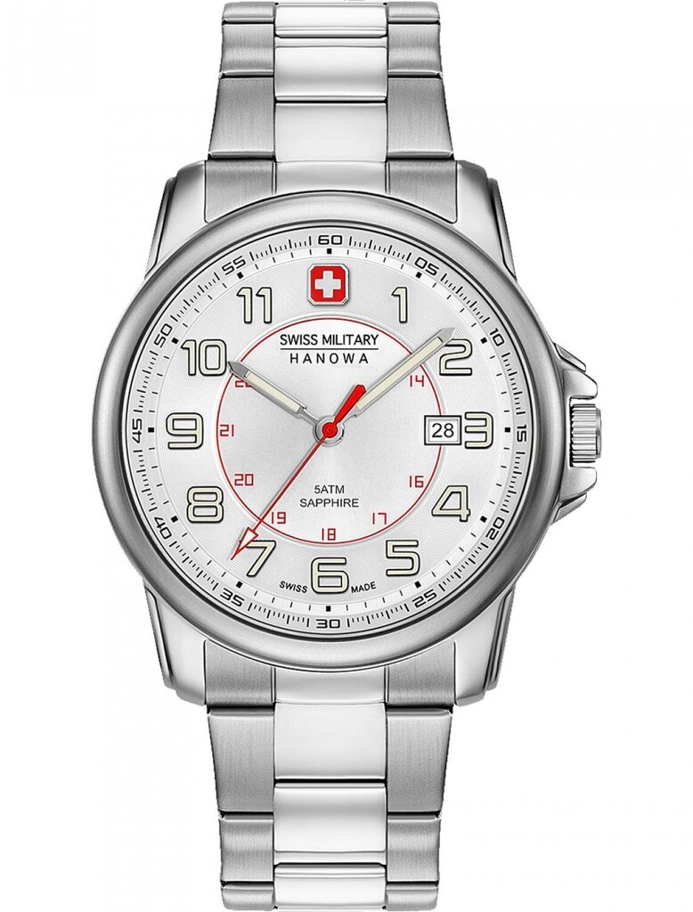 Vyriškas laikrodis, Swiss Military Hanowa 06-5330.04.001 цена и информация | Vyriški laikrodžiai | pigu.lt