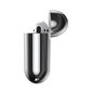 Dėkliukas Baseus Metallic Shining Ultra-thin Silicone Protector Case with Hook for Airpods, Silver kaina ir informacija | Ausinės | pigu.lt