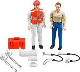 Figurka Bruder Bruder figure set rescue service kaina ir informacija | Lavinamieji žaislai | pigu.lt