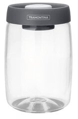 Ёмкость для хранения Purezza Tramontina, стекло/пластик, с вакуумной системой, 1.2л цена и информация | Посуда для хранения еды | pigu.lt