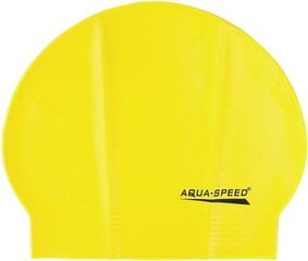 Plaukimo kepurė Aqua-Speed ​​Soft, geltona kaina ir informacija | Plaukimo kepuraitės | pigu.lt