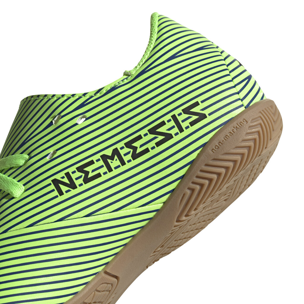 Futbolo bateliai Adidas Nemeziz 19.4 In J, žali kaina ir informacija | Futbolo bateliai | pigu.lt