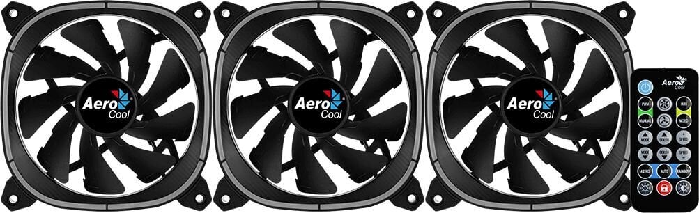 Aerocool ACF3-AT10217.02 kaina ir informacija | Kompiuterių ventiliatoriai | pigu.lt