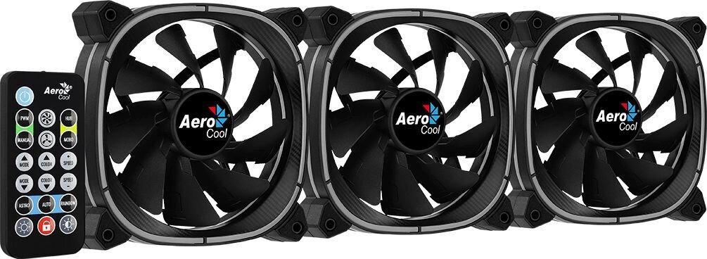 Aerocool ACF3-AT10217.02 kaina ir informacija | Kompiuterių ventiliatoriai | pigu.lt