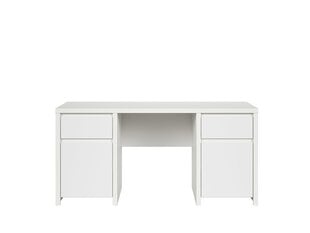 Письменный стол BRW Kaspian 2D2S/160, белый/белый матовый цена и информация | Black Red White Офисная мебель | pigu.lt