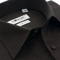 Vienspalviai marškiniai vyrams Nordic, rudi kaina ir informacija | Vyriški marškiniai | pigu.lt
