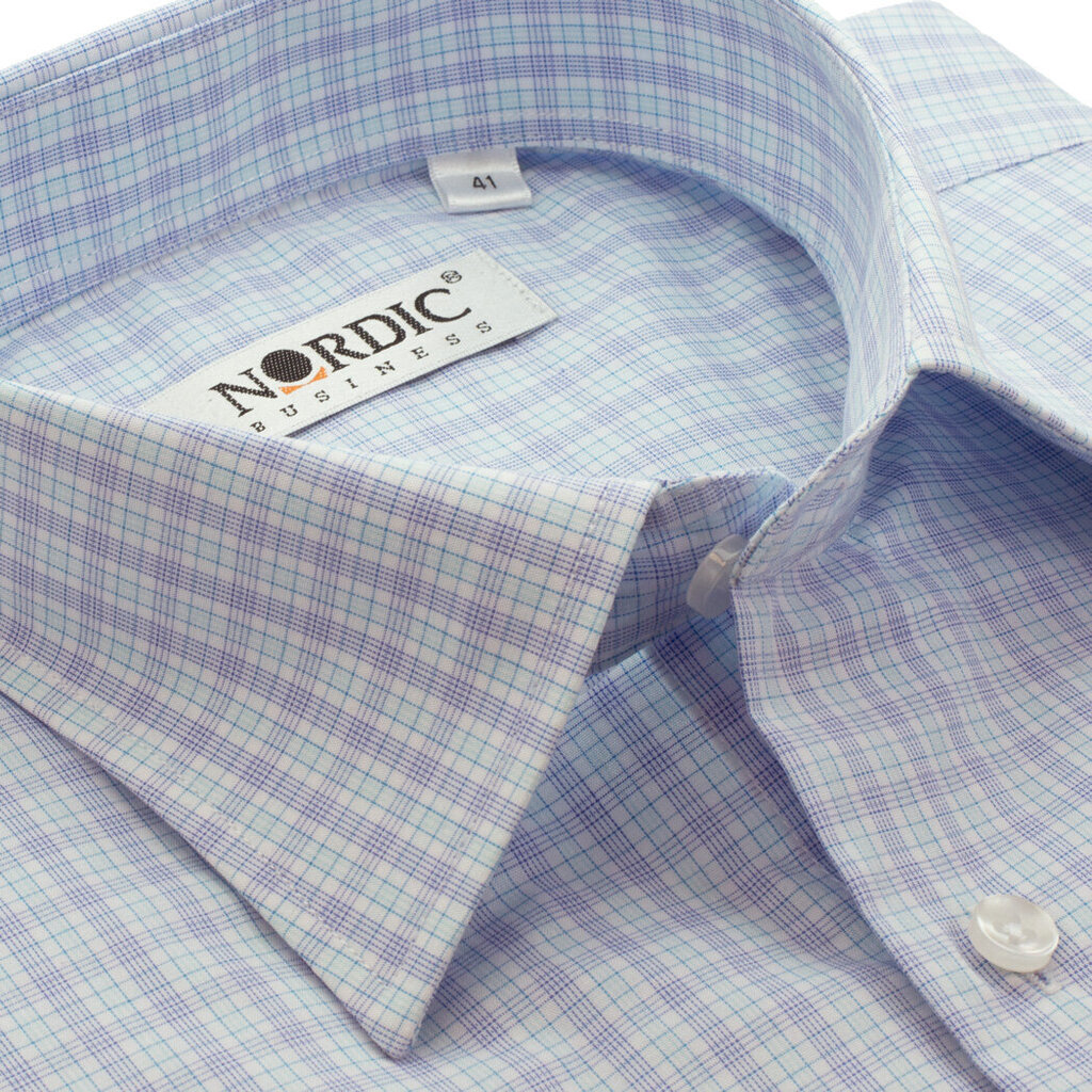 Languoti marškiniai vyrams Nordic, mėlyni kaina ir informacija | Vyriški marškiniai | pigu.lt