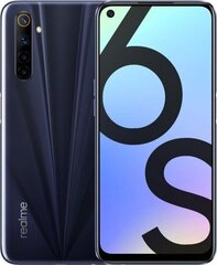 Realme 6S, 64GB, Dual SIM, Eclipse Black цена и информация | Мобильные телефоны | pigu.lt