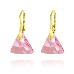 Серьги Triangle, Light Rose, 16 мм цена и информация | Meilys Женские аксессуары | pigu.lt