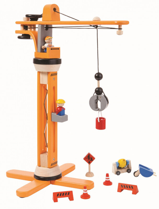 Žaislas PlanToys Crane Set цена и информация | Lavinamieji žaislai | pigu.lt