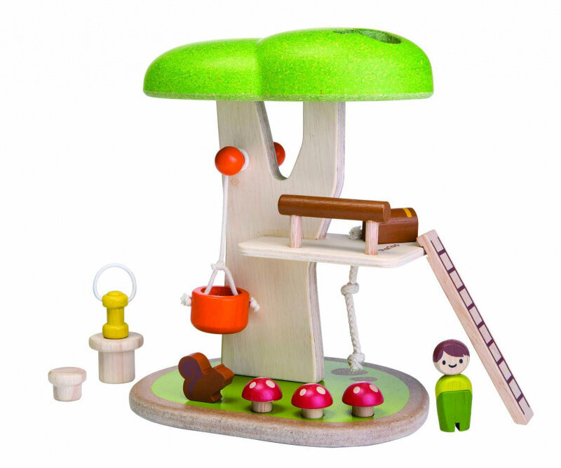 Žaislas PlanToys Tree house kaina ir informacija | Lavinamieji žaislai | pigu.lt