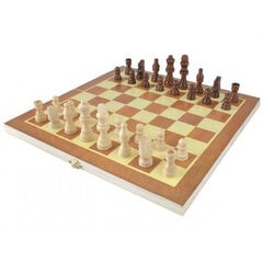 Šachmatų komplektas medinėje dėžutėje kaina ir informacija | Stalo žaidimai, galvosūkiai | pigu.lt