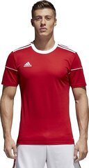 Marškinėliai Adidas Squadra 17, raudoni kaina ir informacija | Futbolo apranga ir kitos prekės | pigu.lt