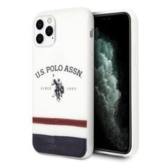 Чехол US Polo USHCN65PCSTRB для iPhone 11 Pro Max, белый цена и информация | Чехлы для телефонов | pigu.lt