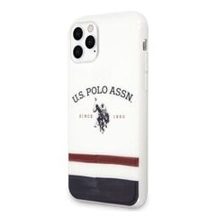 Чехол US Polo USHCN65PCSTRB для iPhone 11 Pro Max, белый цена и информация | Чехлы для телефонов | pigu.lt