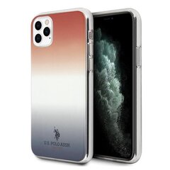 Чехол US Polo USHCN65TRDGRB для iPhone 11 Pro Max, красный/синий цена и информация | Чехлы для телефонов | pigu.lt