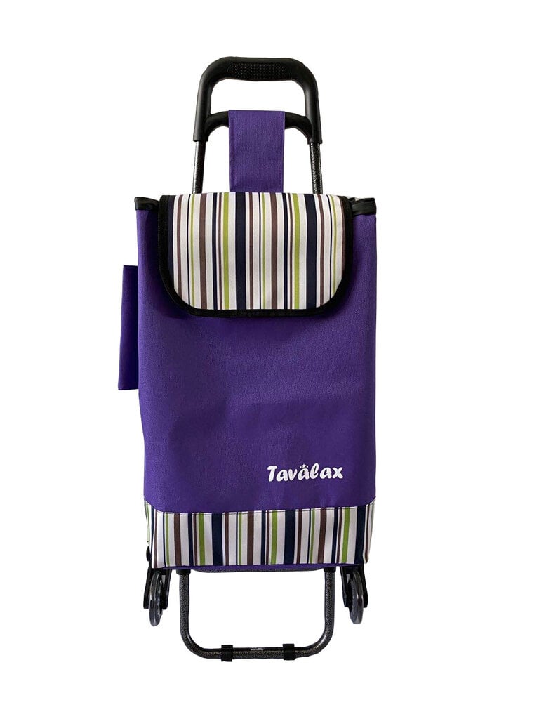 Vežimėlis - krepšys su ratukais, tinkantis laiptams, sulankstomas Tavalax цена и информация | Pirkinių krepšiai | pigu.lt
