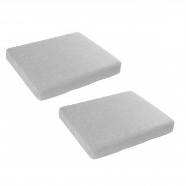 Sodo baldų sėdynių pagalvėlių rinkinys 2 vnt. Tilda, pilkas kaina ir informacija | Pagalvės, užvalkalai, apsaugos | pigu.lt