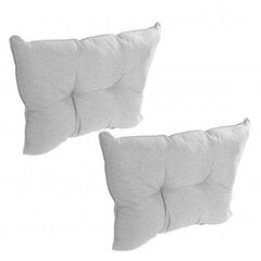 Sodo baldų kampinių pagalvėlių rinkinys 2 vnt. Tilda, pilkas kaina ir informacija | Pagalvės, užvalkalai, apsaugos | pigu.lt