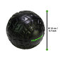 Masažo kamuolys Tunturi EVA Massage Ball, 12 cm, juodas kaina ir informacija | Masažo reikmenys | pigu.lt