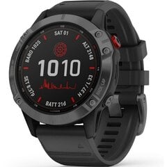 Garmin fēnix® 6 Pro Solar Slate Grey/Black цена и информация | Смарт-часы (smartwatch) | pigu.lt