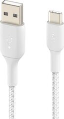 Belkin CAB002bt2MWH, USB-A/USB-C, 2 m kaina ir informacija | Kabeliai ir laidai | pigu.lt