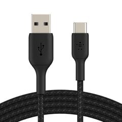 Belkin CAB002bt3MBK, USB-C/USB-A, 3м цена и информация | Кабели для телефонов | pigu.lt